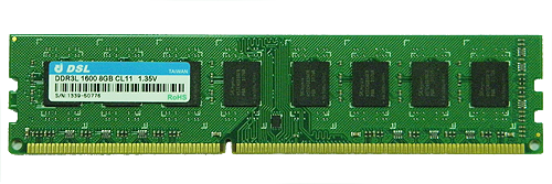 DDR3 Unbuffered-DIMM 240PIN (1.35V/1.5V available)